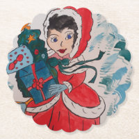 Weihnachts-Helfer-Weihnachtsbuch-Untersetzer