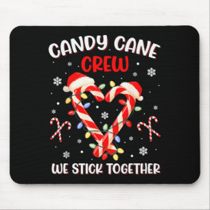Weihnachts-Herz-Liebes-Herz-Feiertags-Familien-Mat Mousepad