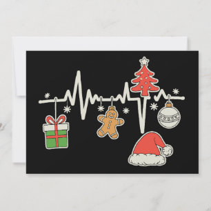 Weihnachts-Herzschlag-Pflegerin Xmas-Festtagszeit Feiertagskarte