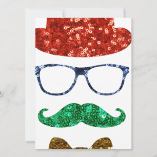Weihnachts-Hipster Feiertagskarte