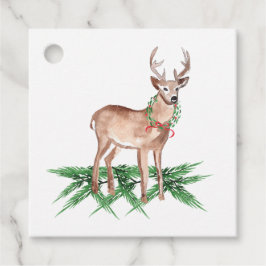 Weihnachts-Hirsch-Geschenketags Geschenkanhänger