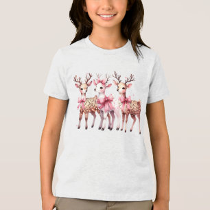 Weihnachts-Hirsch-T - Shirt