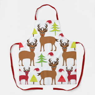 Weihnachts Hirsch Winter Weihnachten Schürze