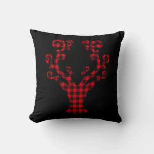 Weihnachts-Hirsch-Wurfkissen Kissen