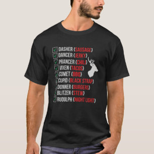 Weihnachts-Hirschjäger Weihnachten-Rentierfleisch  T-Shirt