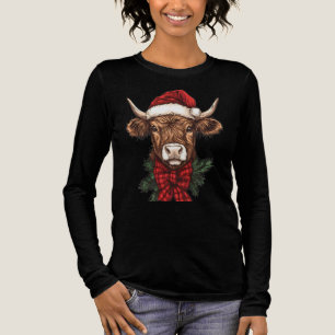 Weihnachts-Hochland-Kuh Bubblegum 2025 Tri-Blend Shirt