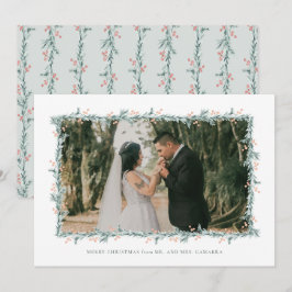 Weihnachts-Hochzeitskarte Feiertagskarte