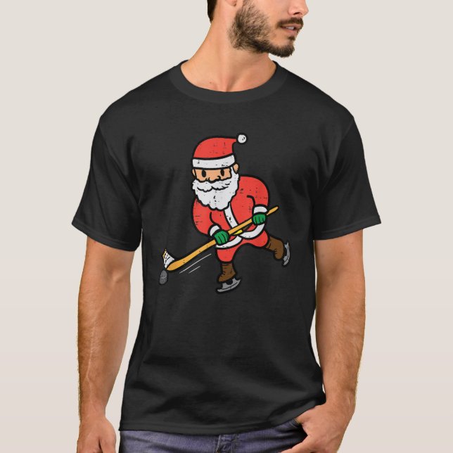 Weihnachts-Hockey Weihnachten Weihnachten Weihnach T-Shirt (Vorderseite)