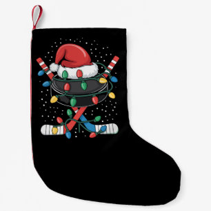 Weihnachts-Hockey-Xmas-Santa-Sportmütze Ball  Kleiner Weihnachtsstrumpf