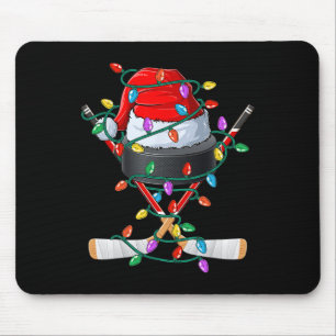 Weihnachts-Hockey-Xmas-Santa-Sportmütze Byll Kinde Mousepad