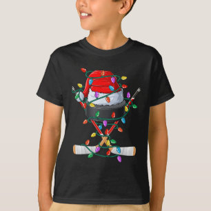 Weihnachts-Hockey-Xmas-Santa-Sportmütze Byll Kinde T-Shirt
