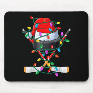 Weihnachts-Hockey Xmas Santa Srts Hut Ball Kinder Mousepad