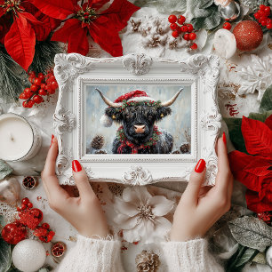 Weihnachts-Höhepunkt Kuh Decoupage Seidenpapier