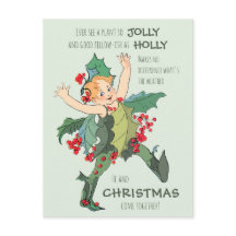 Weihnachts-Holly-Kind Elizabeth Gordon CC1076