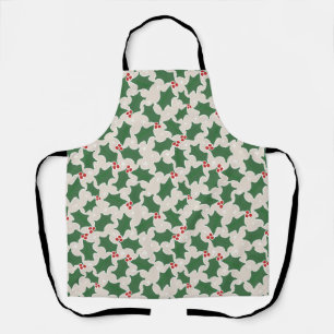 Weihnachts-Holly-Schürze Schürze