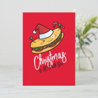 Weihnachts-Hotdog-Cartoon individuell anpassbar