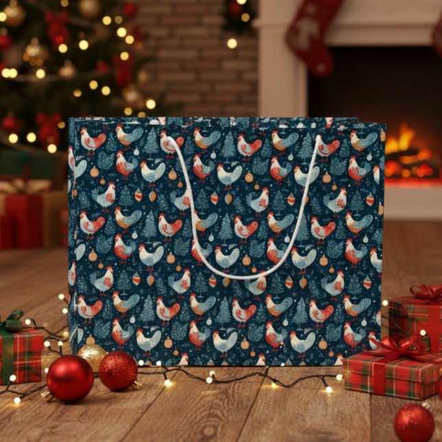 Weihnachts Huhn Große Geschenktüte (Von Creator hochgeladen)