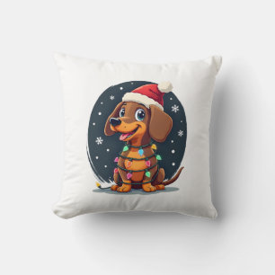 Weihnachts Hund Dachshund Nikolaus Weihnachten Wie Kissen
