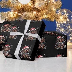 Weihnachts Hund Dachshund Nikolaus Xmas Wiener Geschenkpapier