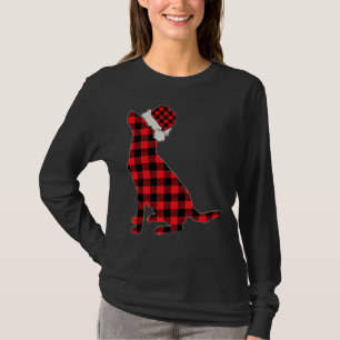 Weihnachts-Hund Labrador Retriever Red Paid Buffao T-Shirt
