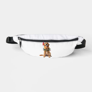 Weihnachts-Hund-Shirt, Weihnachten Golden Retrieve Bauchtasche