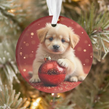 Weihnachts-Hunde-Ornament