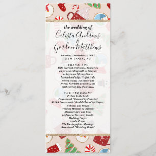 Weihnachts-Illustrationsmuster Programm