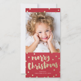 Weihnachts-Imitate Fotokarte Feiertagskarte