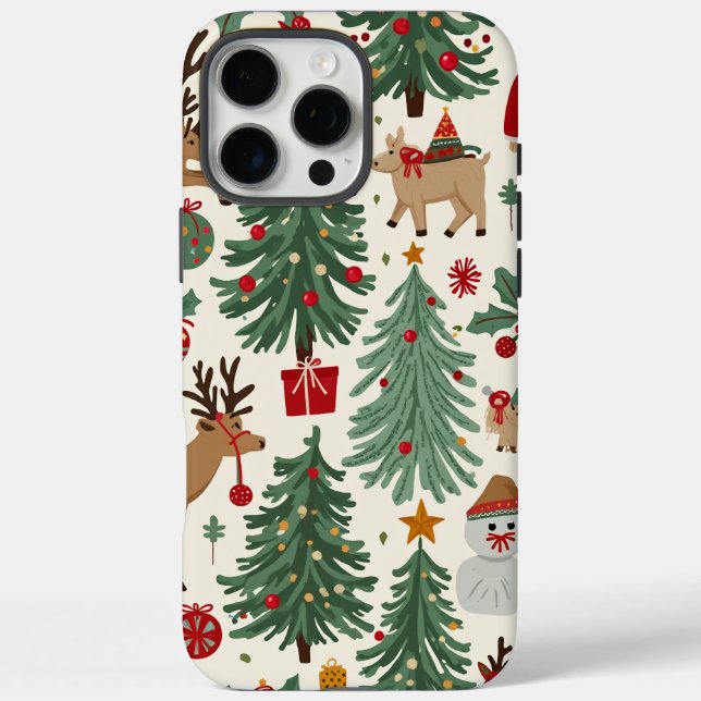 Weihnachts iPhone 16 pro max Fall Case-Mate iPhone Hülle (Rückseite)