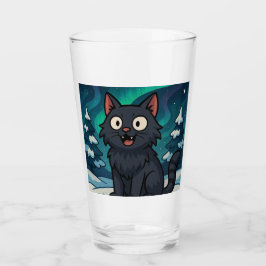 Weihnachts-Isländische Julkatze Glas