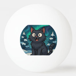 Weihnachts-Isländische Julkatze Tischtennisball