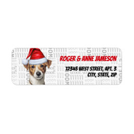 Weihnachts-Jack Russell Dog Lover Urlaubsadresse