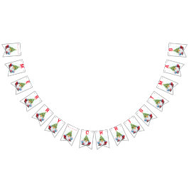 Weihnachts-Jagdfahnen mit Geschenken - Spaß Wimpelkette