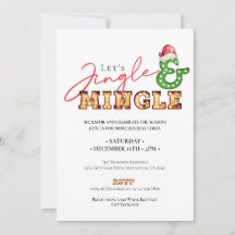 Weihnachts Jingle Mingle Marquee Feiertage Saison