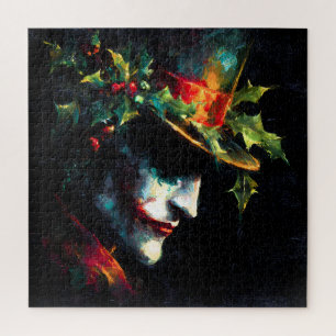 Weihnachts-Joker-Portrait Puzzle