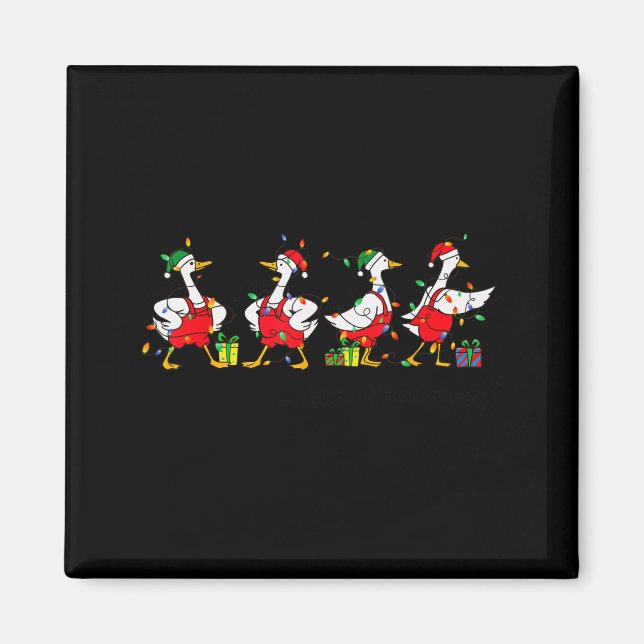 Weihnachts-Jolly-Gans Das ist es, dass ich nicht f Magnet (Vorne)