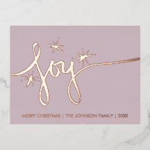 Weihnachts-Joy Blush-Hand-Buchstaben gepresst