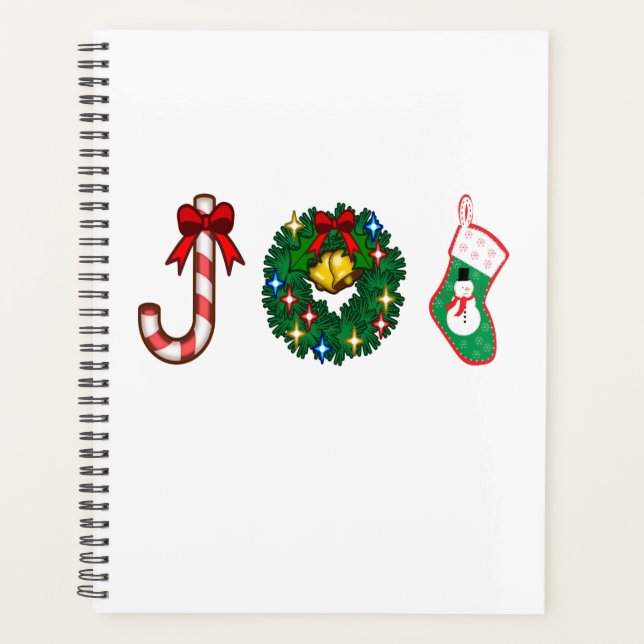 Weihnachts-Joy-Dekorationen Einfach modern Minimal Planer (Vorderseite)
