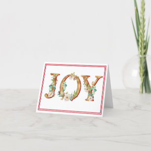 Weihnachts-Joy-Gerahmt-Weihnachtskarte Feiertagskarte