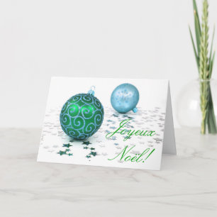 Weihnachts-Joyeux-Weihnachten I Feiertagskarte