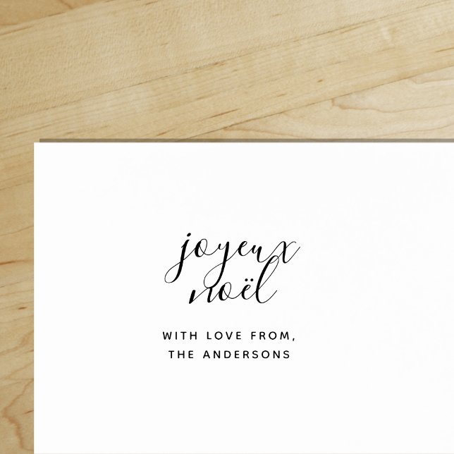 Weihnachts-Joyeux-Weihnachten mit Liebe aus Gummistempel ("Everyday is abundantly beautiful." 
Sincerely Best Wishes from Lucky Design World)