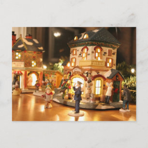 Weihnachts- / Jul-Dekorationen Postkarte