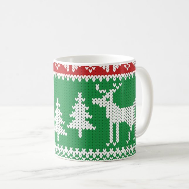 Weihnachts-Jumper Kaffeetasse (VorderseiteRechts)