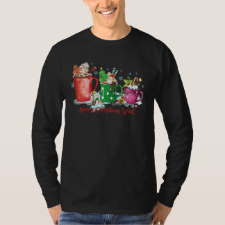 Weihnachts-Kaffee-Latte-Süßigkeiten Gemütlicher Wi T-Shirt