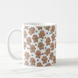 Weihnachts-Kaffee-Tasse mit Lebkuchenmännern Kaffeetasse