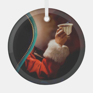 Weihnachts-Kaffeepause Weihnachten Ornament Aus Glas