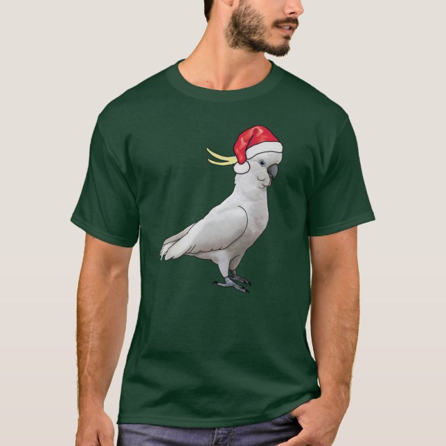 Weihnachts-Kakadu T-Shirt (Vorderseite)