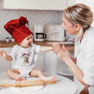 Weihnachts-Kangaroo, anpassbar Baby Strampler