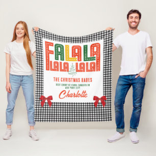 Weihnachts Karaoke Carols Chorgruppe Fleecedecke