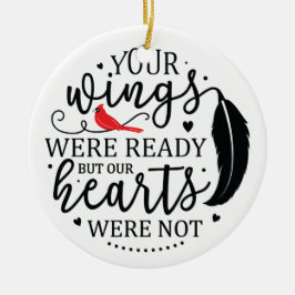 Weihnachts-Kardinal 1 Personalisiert Keramik Ornament